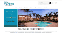 Desktop Screenshot of costamariposaapts.com